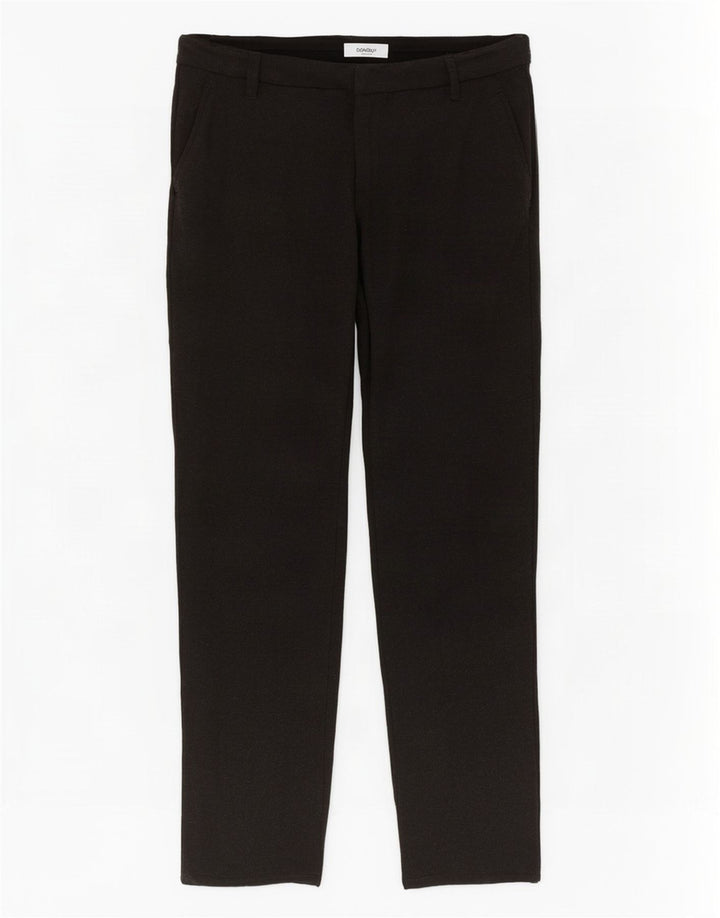 Dondup Slim Chino-Hose für Herren, W36, L28, schwarze Viskose