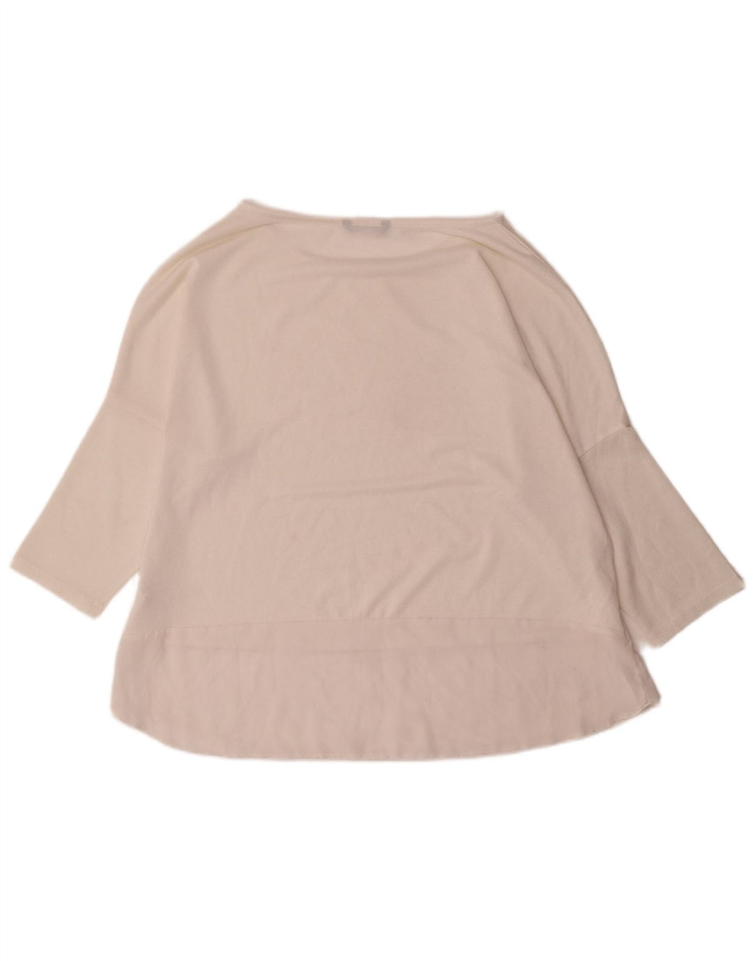 Marks & Spencer Damen-Top, 3/4-Ärmel, UK 18, XL, Weiß, Polyester