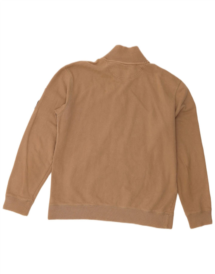 Champion Herren-Trainingsanzug-Top-Jacke, große beige Baumwolle