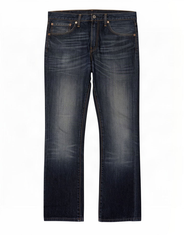 Levi's Herren 527 Bootcut Jeans W34 L31 Marineblau Baumwolle