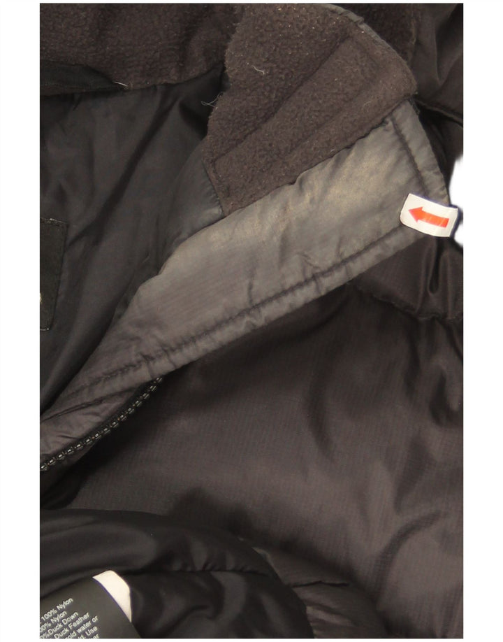 Helly Hansen Damen-Kapuzenübergroßer, gepolsterter Mantel, Größe S, Schwarz, Nylon