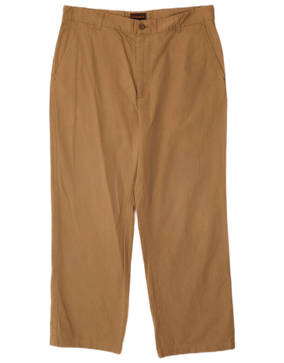 WOOLRICH Herren gerade Chinohose W36 L28 Beige Baumwolle