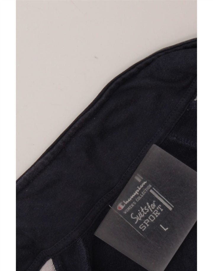 Champion Damen-Trainingsanzugoberteil, UK 16, Größe L, Marineblau, Farbblock