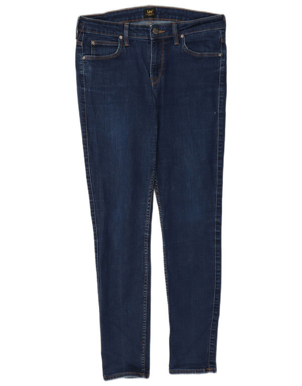 Lee Damen Scarlett Skinny Jeans W31 L31 Blaue Baumwolle