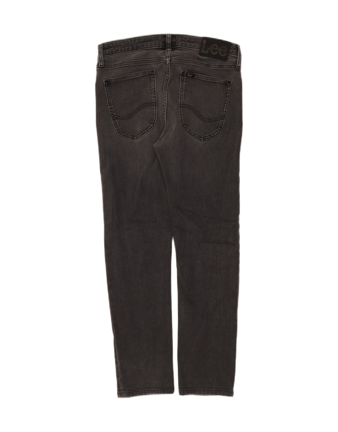 Lee Herren Malone Slim Jeans W31 L27 Graue Baumwolle