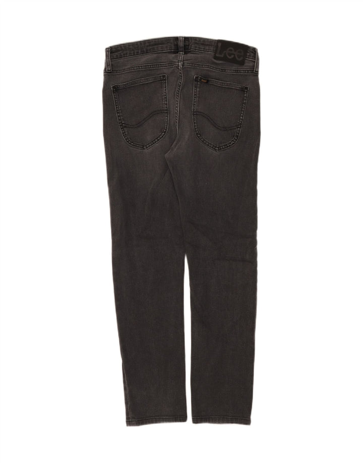Lee Herren Malone Slim Jeans W31 L27 Graue Baumwolle