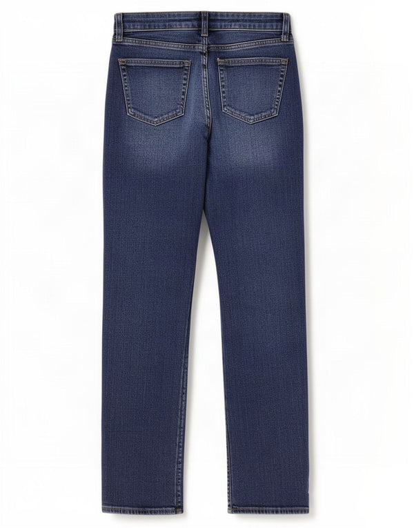 Zara Damen Straight Jeans EU 38 Small W28 L33 Blaue Baumwolle