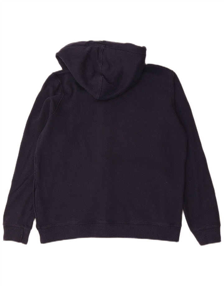 Fat Face Herren-Kapuzenpullover mit Reißverschluss, mittlere marineblaue Baumwolle