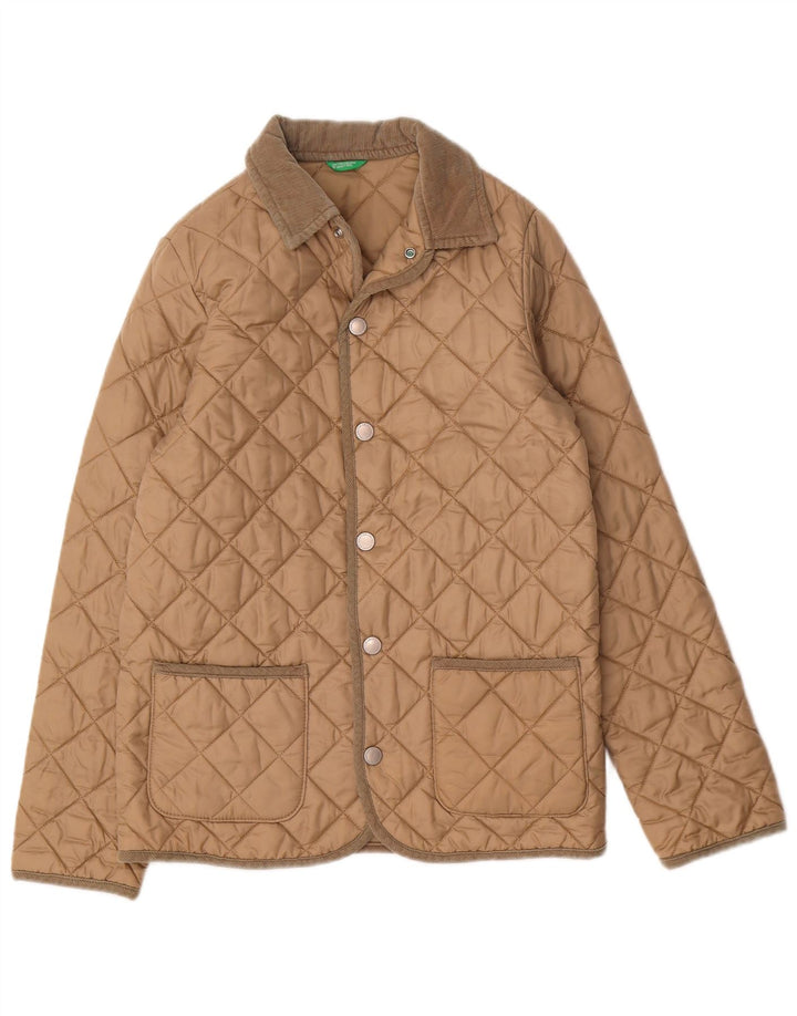 Benetton Steppjacke für Jungen, 11–12 Jahre, 2XL, Beige, Polyamid