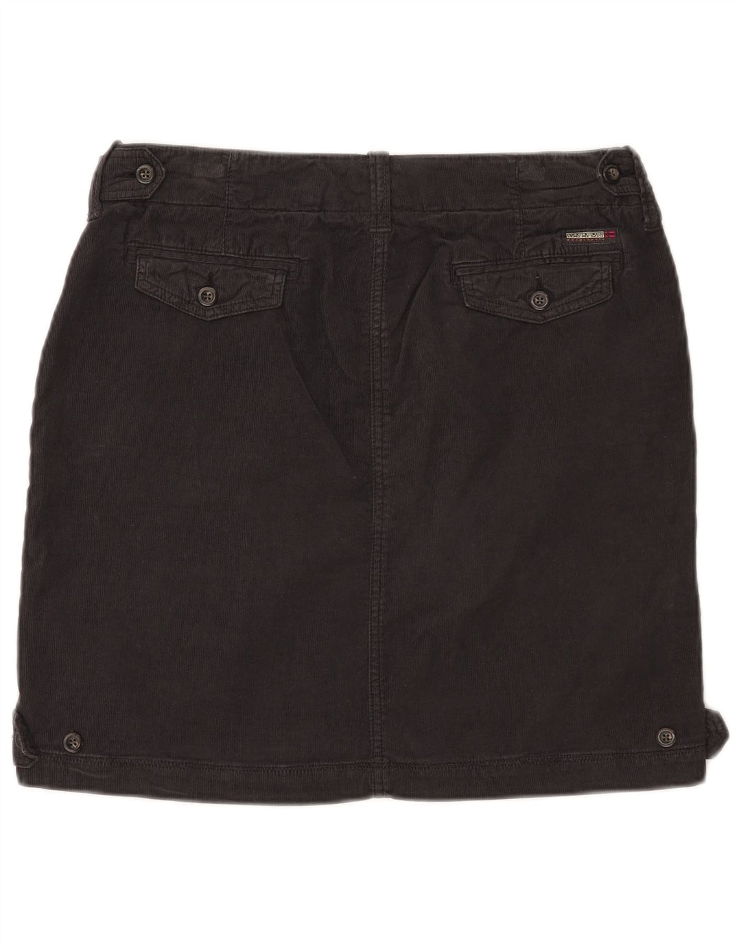 NAPAPIJRI Damen Geographic Cordrock IT 44 Medium W32 Schwarze Baumwolle