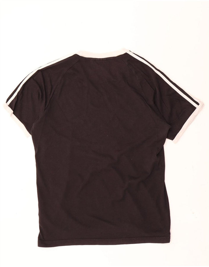Adidas Herren T-Shirt Top Medium Schwarz Baumwolle