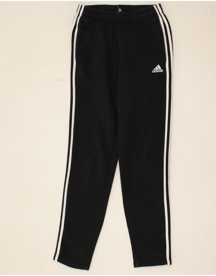 ADIDAS Mens Tracksuit Trousers Small Black Cotton Vintage Adidas and Second-Hand Adidas from Messina Hembry 