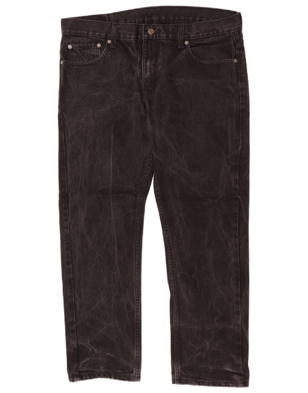 Levi's Herren 511 Slim Tapered Jeans W36 L28 Schwarze Baumwolle