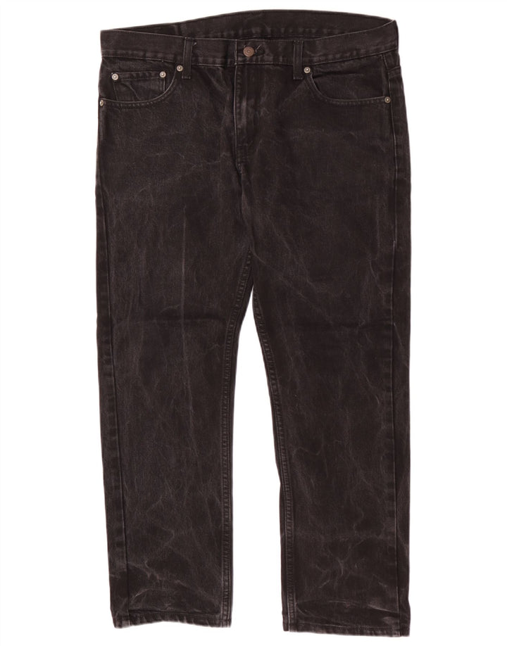 Levi's Herren 511 Slim Tapered Jeans W36 L28 Schwarze Baumwolle