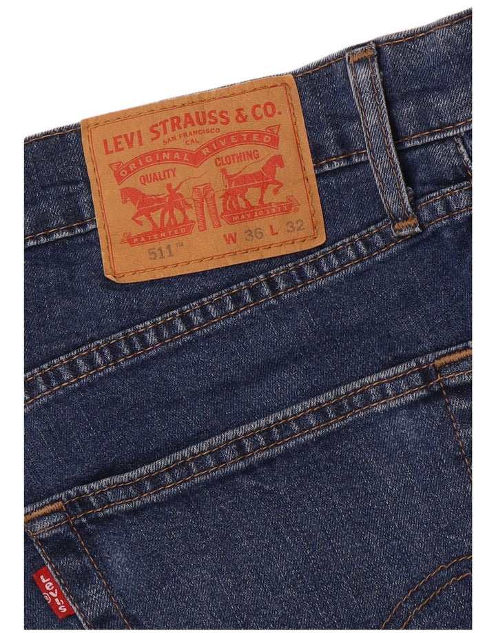 LEVI'S Herren 511 Slim Jeans W36 L32 Blau