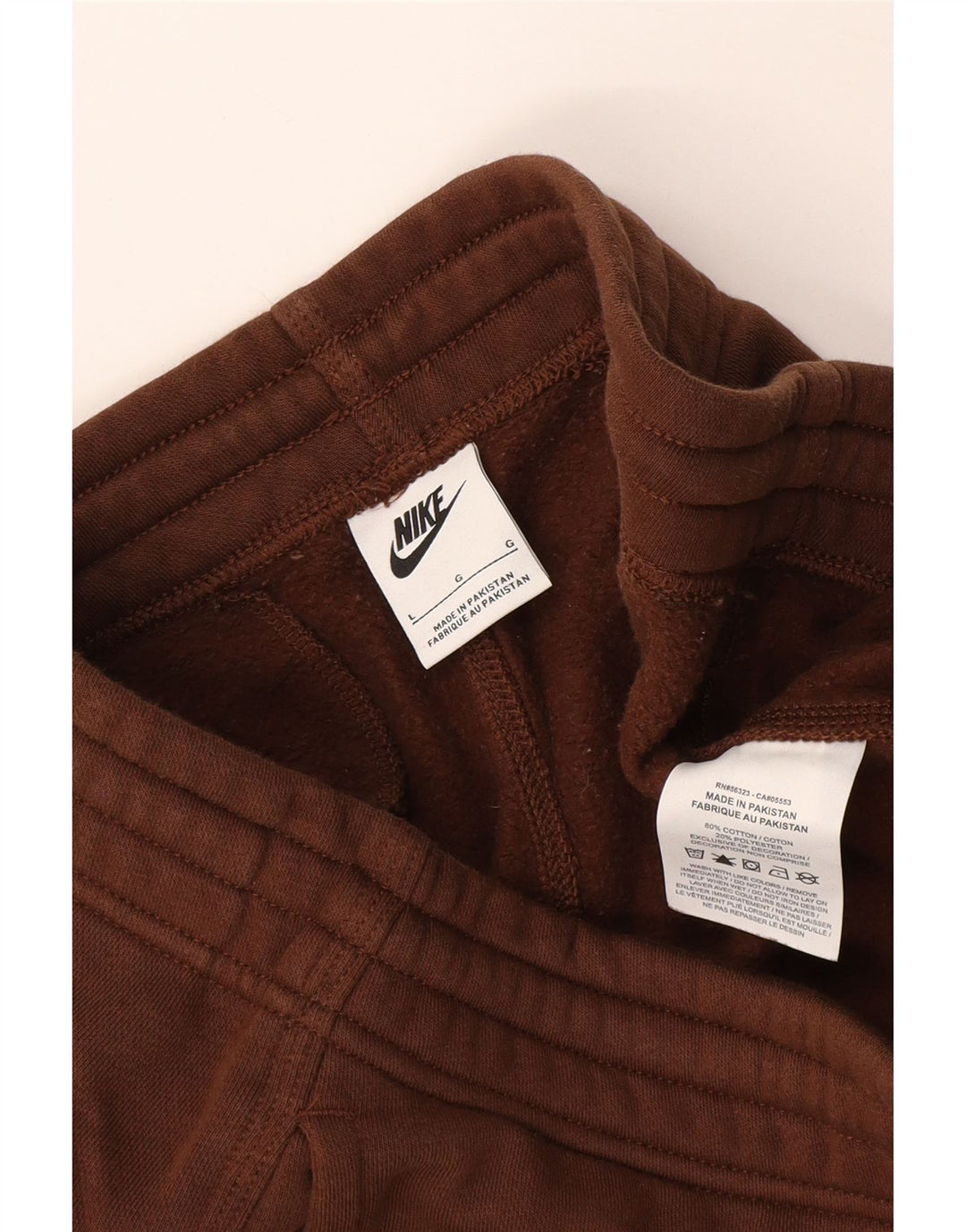 Nike Herren-Trainingshose, Jogginghose, groß, braune Baumwolle