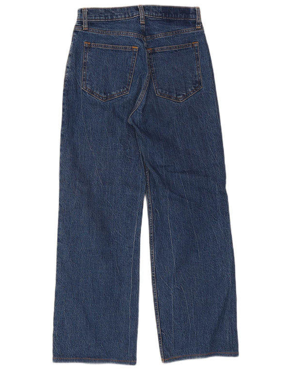 Abercrombie & Fitch Damen High Rise Loose Jeans US 2 XS W26 L27 Blau 90er Jahre