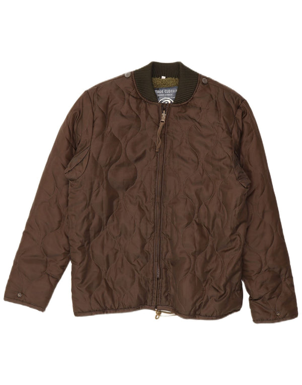 Brandit Herren gefütterte Liner-Jacke UK 38 Medium Khaki Polyester
