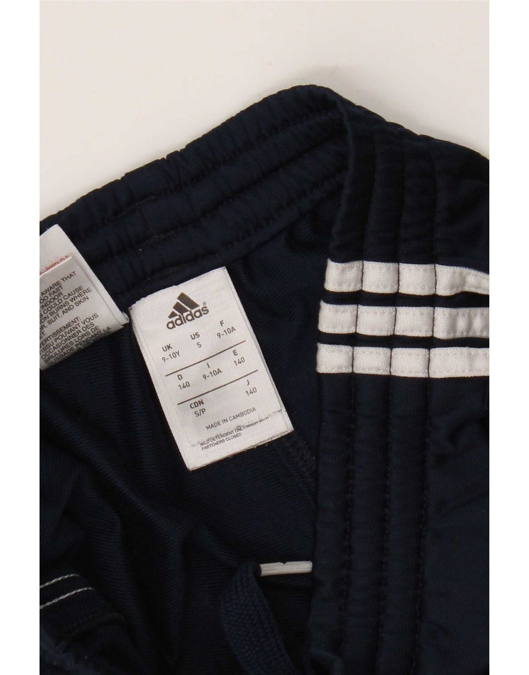 Adidas Trainingshose für Jungen, 9–10 Jahre, Marineblau, Polyester