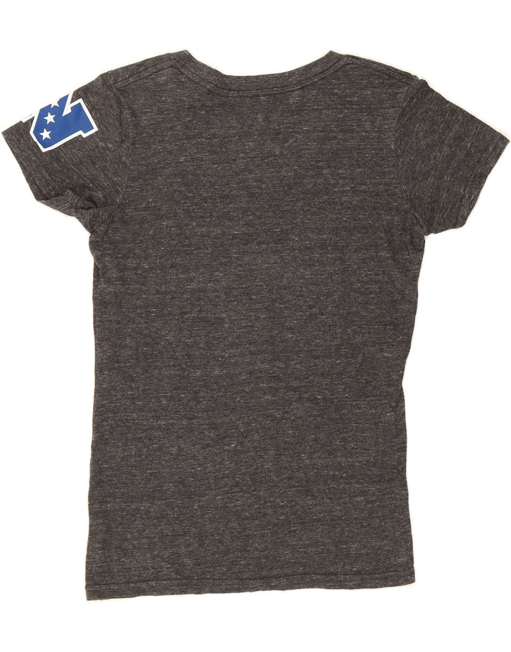NFL Womens SF 49ers Graphic T-Shirt Top UK 10 Small Grey Polyester Vintage NFL and Second-Hand NFL from Messina Hembry 