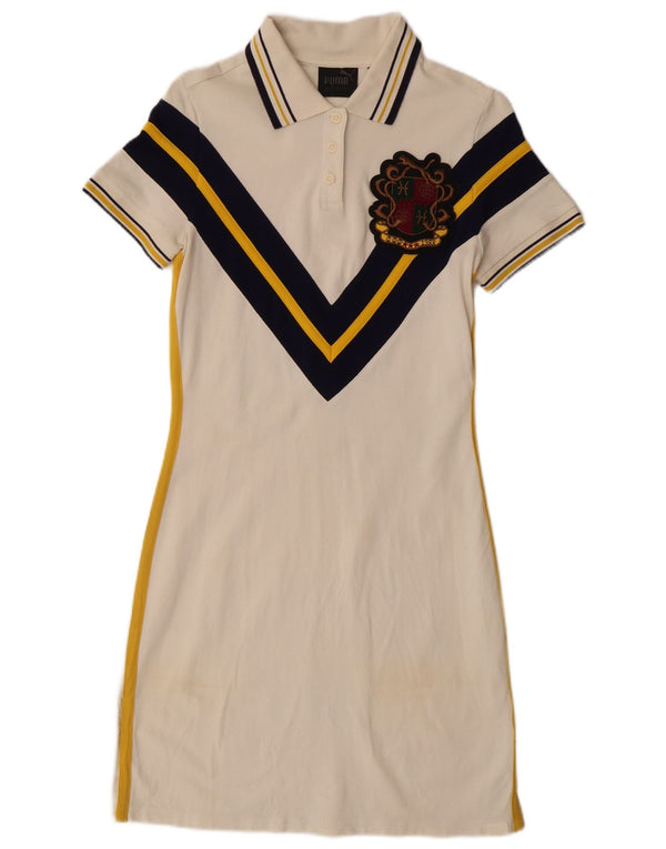 Puma Damen Polokleid UK 12 Medium Beige