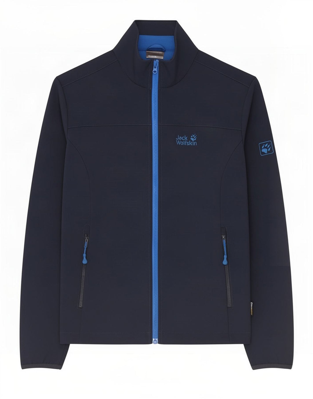 Jack Wolfskin Herren-Trainingsanzug-Oberteiljacke UK 36/38 Mittelmarineblaues Polyester