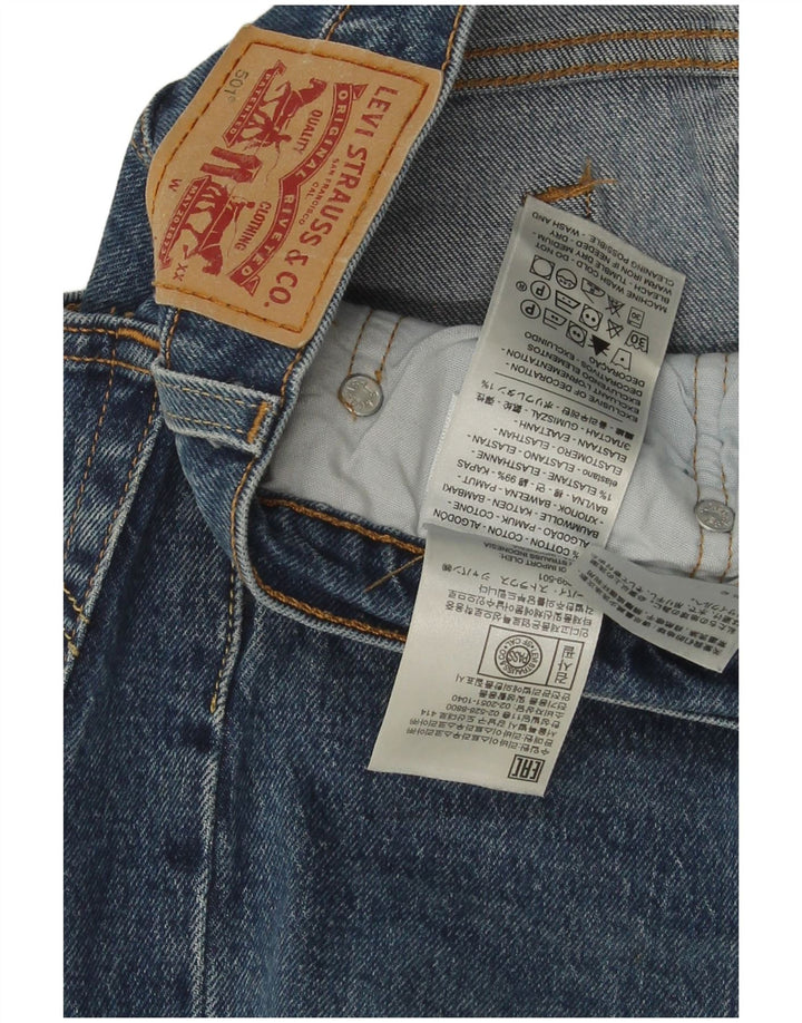 Levi's Herren 501 Straight Jeans W30 L30 Blaue Baumwolle