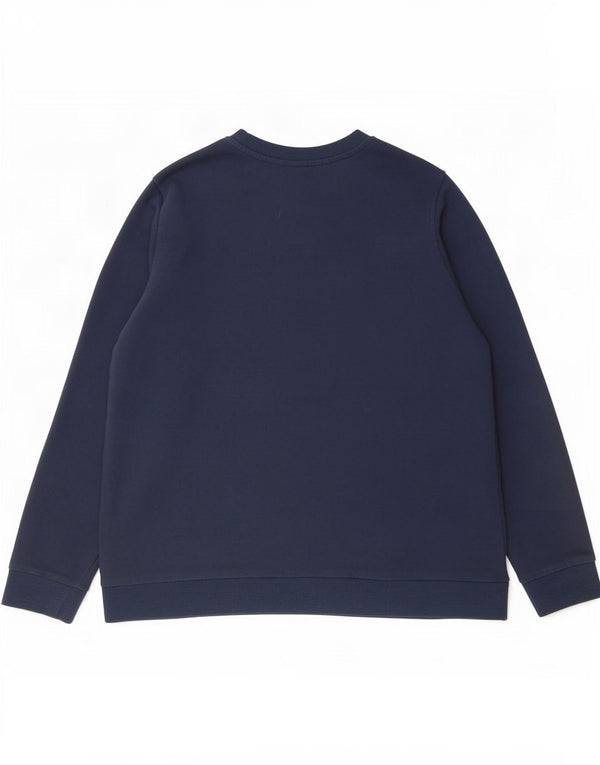 Marks & Spencer Damen Sweatshirt Pullover UK 20 2XL Marineblau Baumwolle