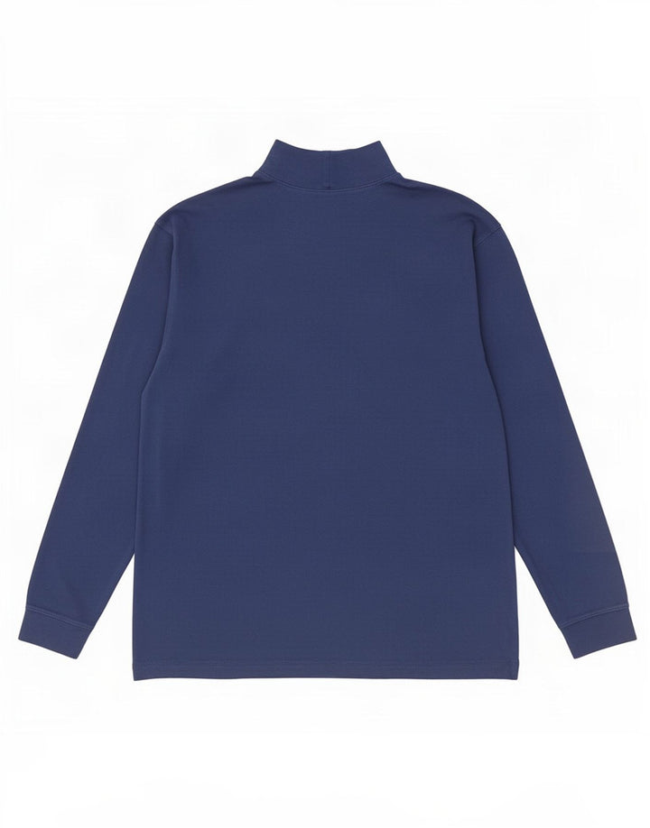 L.L.Bean Herren-Top, langärmelig, groß, marineblau, Baumwolle