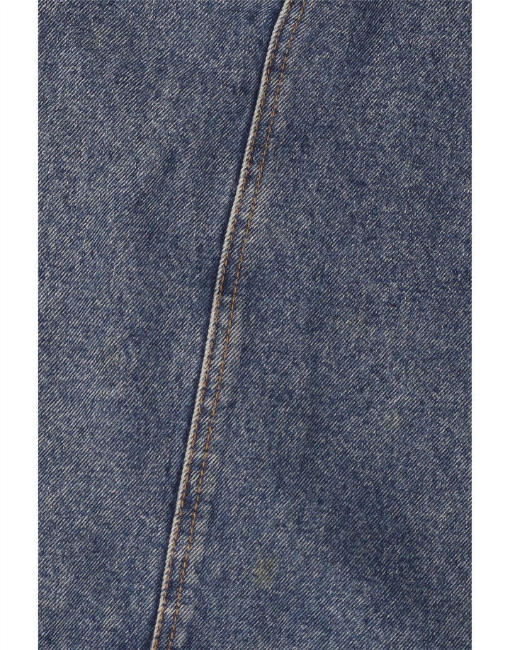 Carrera Damen Midi-Jeansrock W30 Mittelblaue Baumwolle