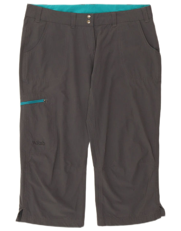 Rab Damen gerade Wander-Caprihose UK 12 Medium W32 L20 Grau