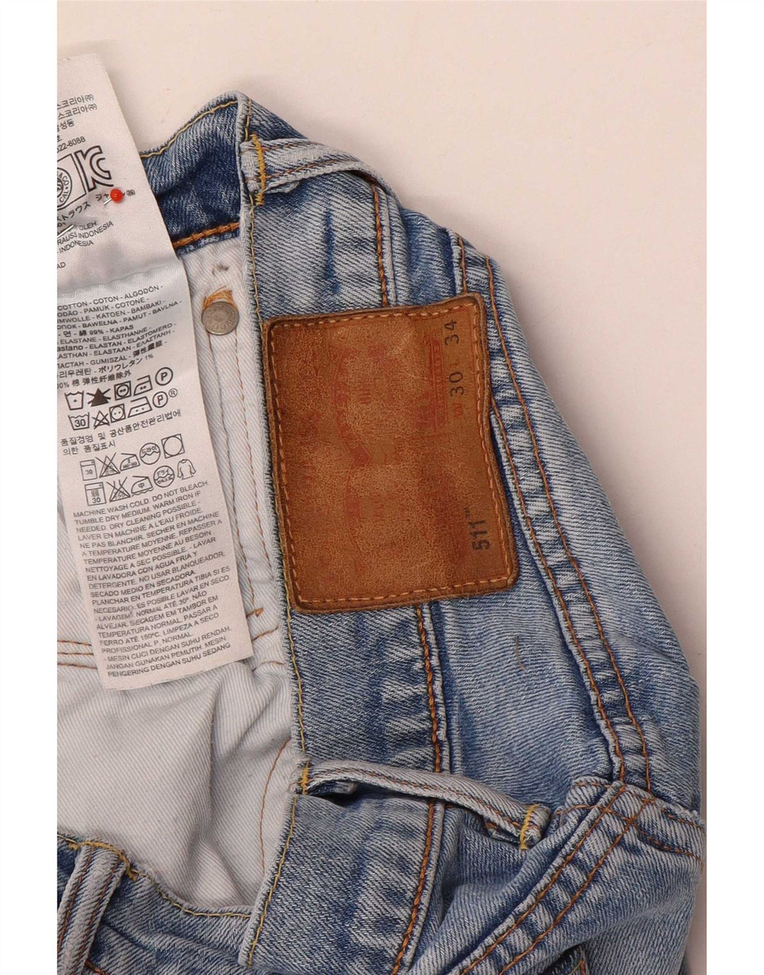 Levi's Herren 511 Slim Jeans W30 L34 Blau