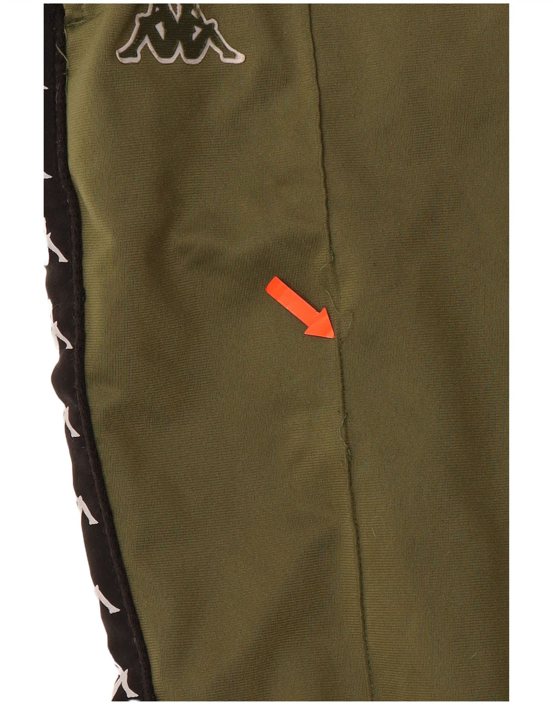 KAPPA Herren-Trainingsanzug mit Grafik, Jogginghose, Größe L, Grün, Farbblock