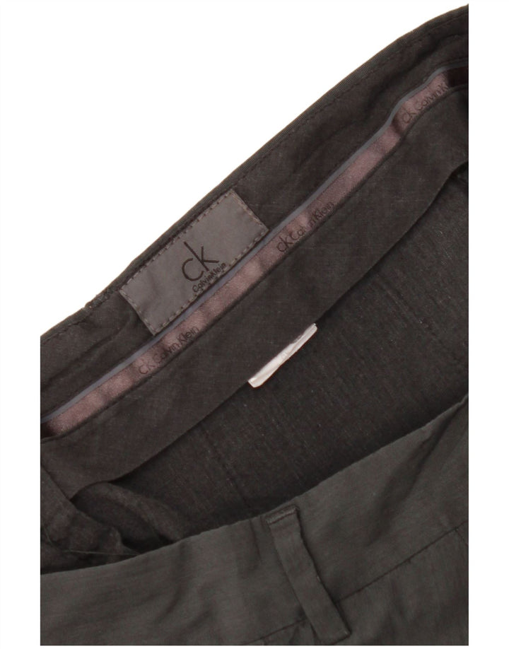 CALVIN KLEIN Herren Slim Chinohose W32 L28 Grau