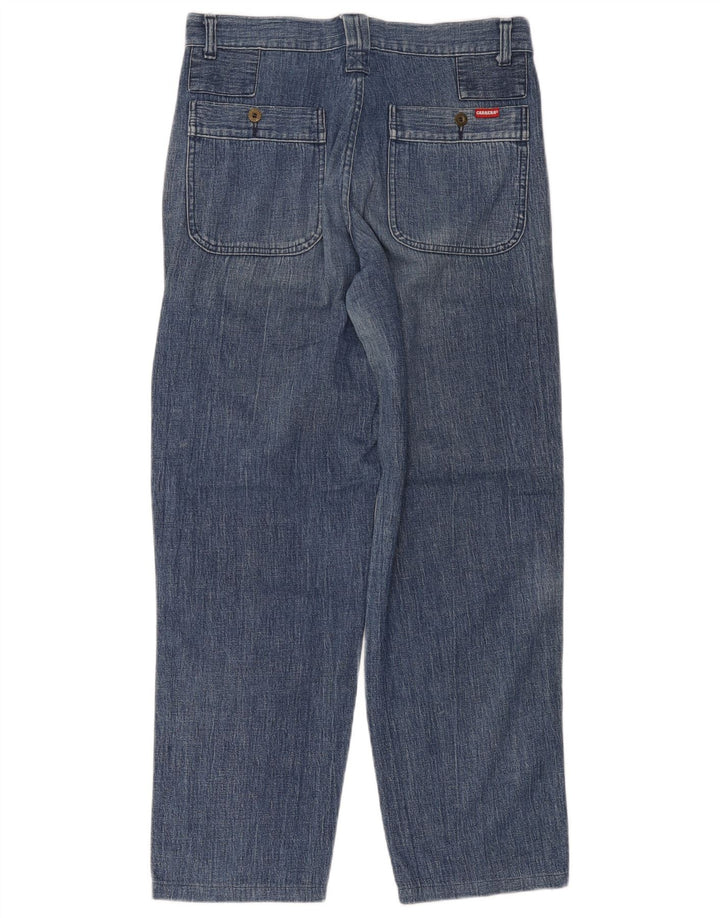 Carrera Herren Straight Jeans W34 L30 Blaue Baumwolle