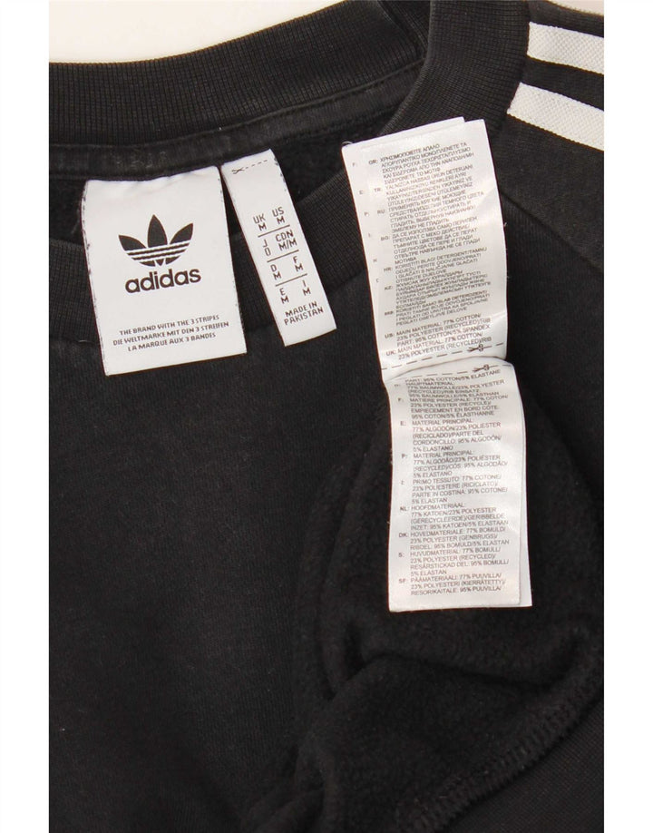 Adidas Herren Sweatshirt Pullover Medium Schwarz Baumwolle