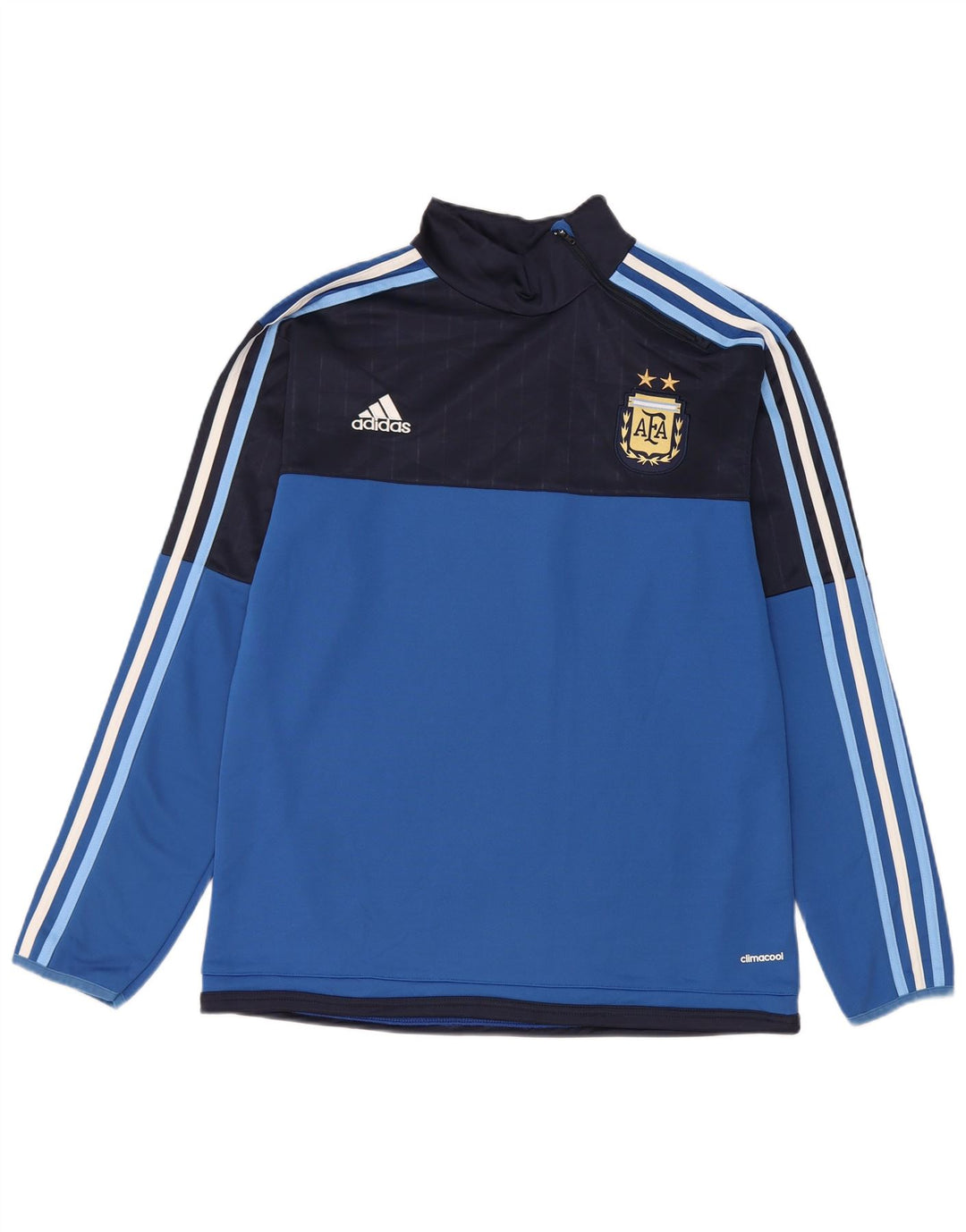 Adidas Climacool Graphic Pullover-Trainingsanzug für Herren, Größe L, Blau, Farbblock