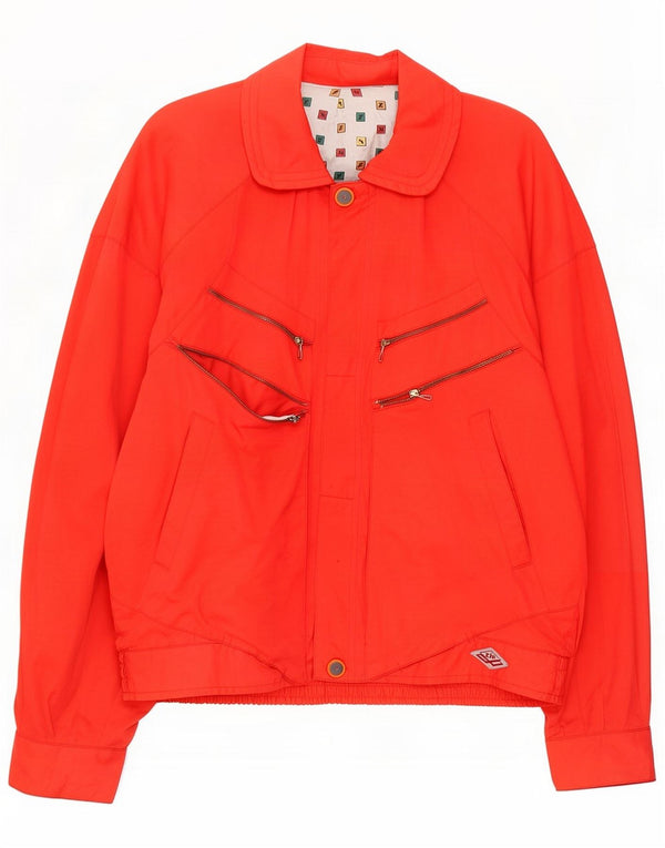 Misura Herren Bomberjacke UK 42 XL Rote Baumwolle