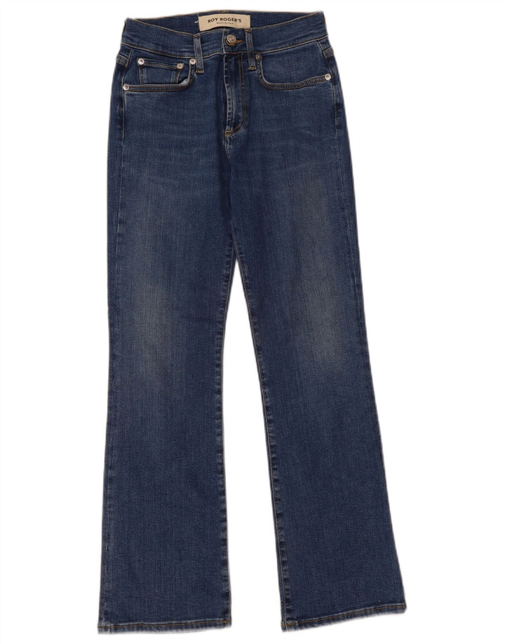Roy Rogers Damen Bootcut Jeans W26 L27 Blaue Baumwolle
