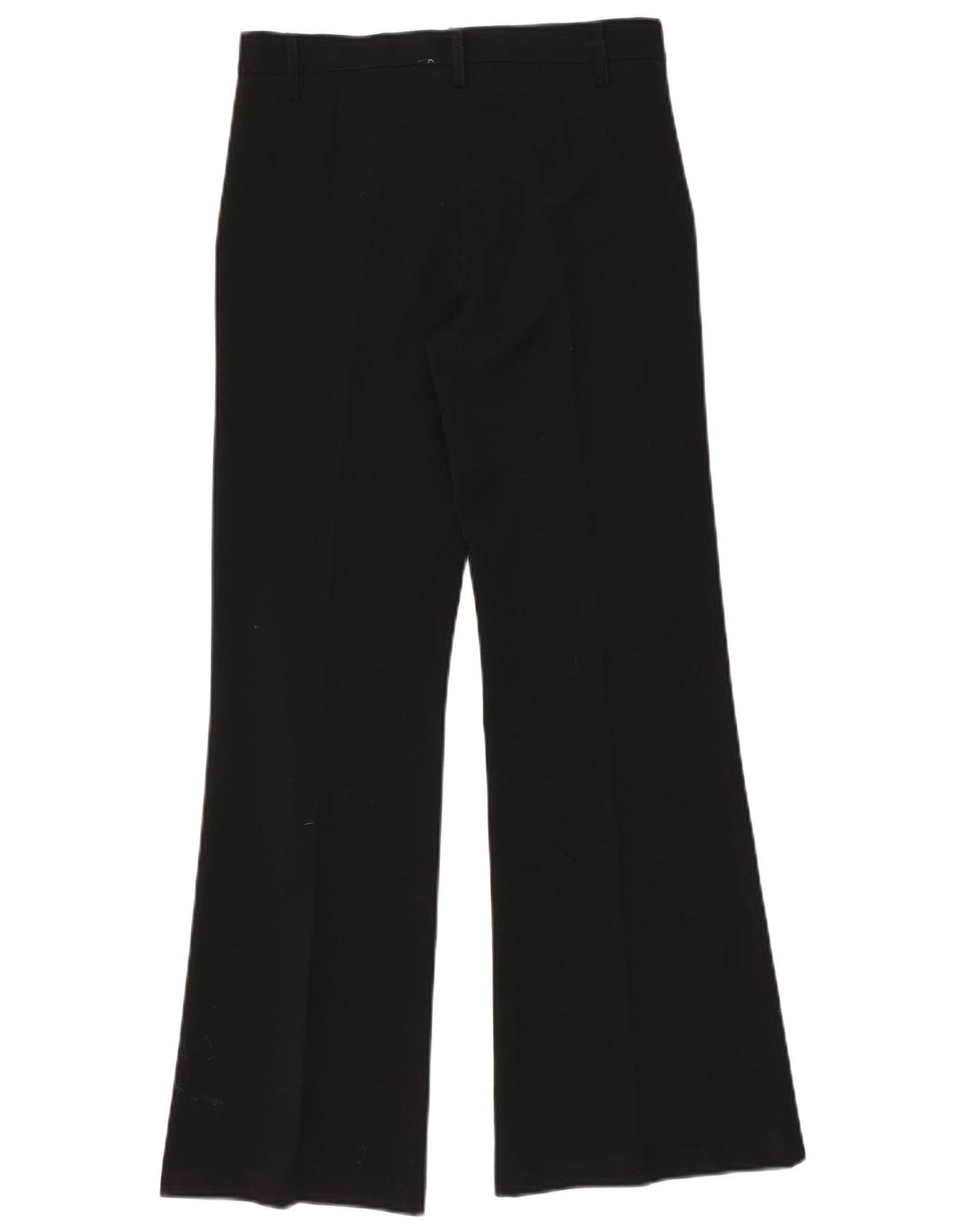 VINTAGE Bootcut-Chinohose für Damen, Größe M, W30, L32, Schwarz, Polyester