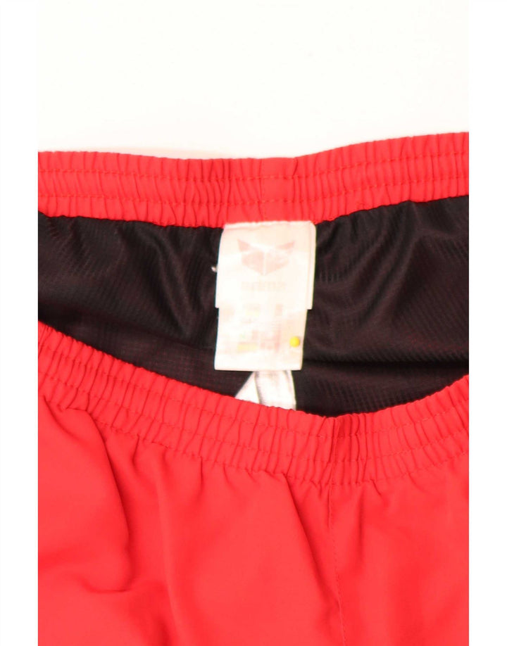 Erima Herren-Trainingshose, groß, rotes Polyester