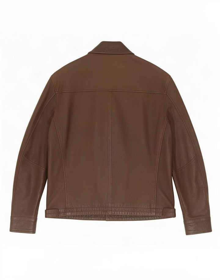 Dallas Herren Lederjacke IT 50 Large Braun