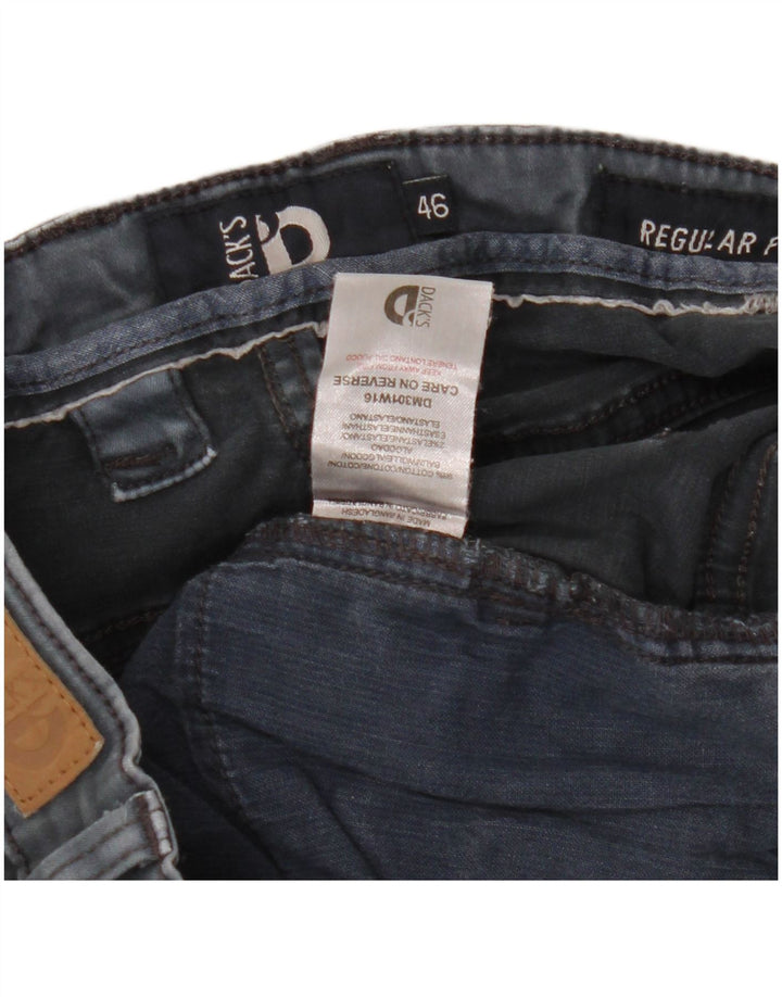 DACK'S Herren-Freizeithose, reguläre Passform, gerade, Größe 46, Größe S, W31, L30, Grau