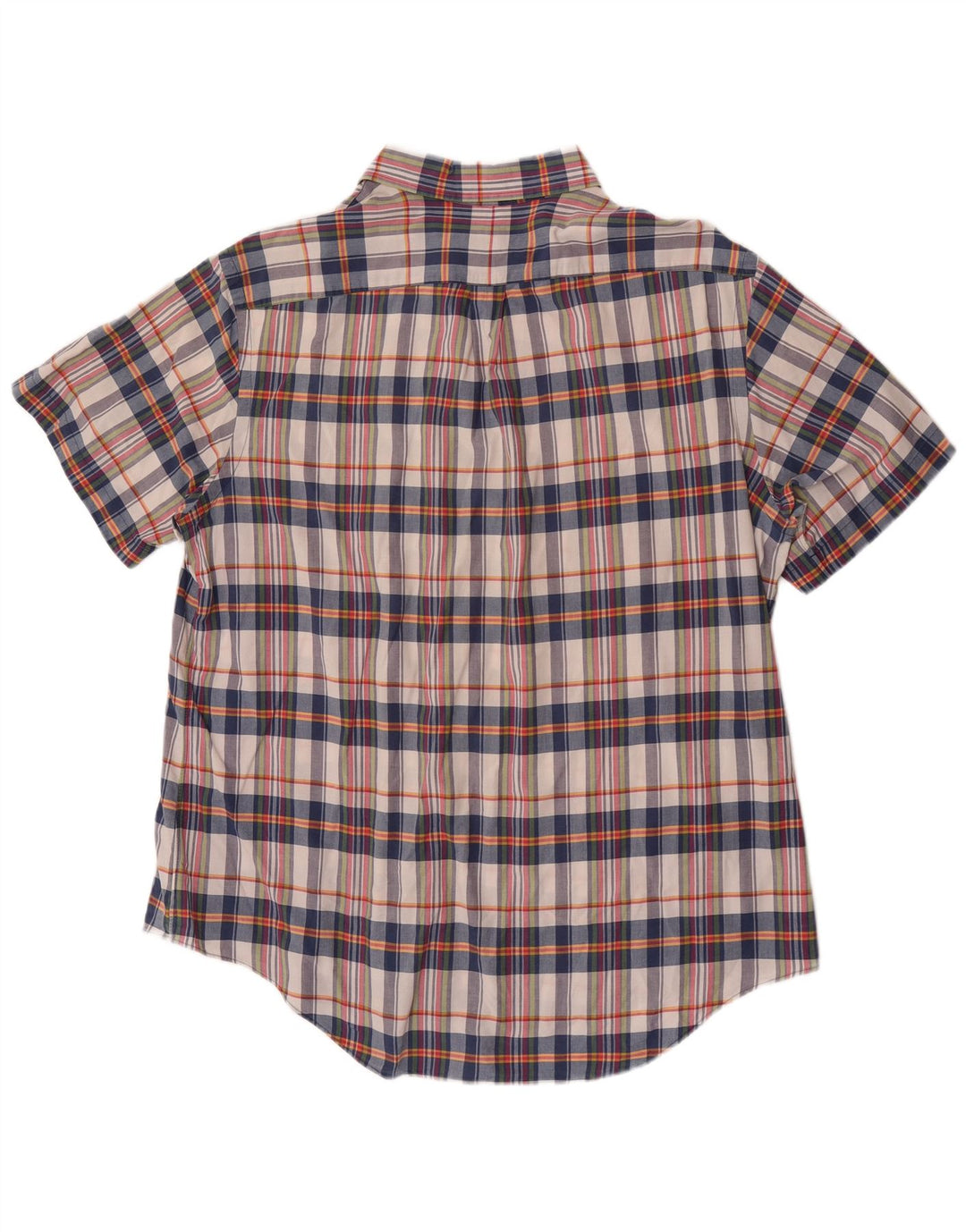 Polo Ralph Lauren Herren-Kurzarmhemd 2XL aus mehrfarbig karierter Baumwolle