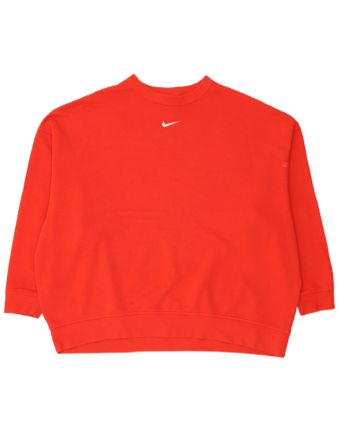 Nike Herren-Sweatshirt mit lockerer Passform, mittelrote Baumwolle