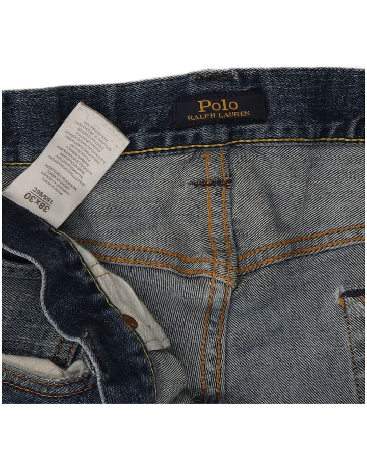 Polo Ralph Lauren Herren Straight Jeans W38 L30 Blaue Baumwolle