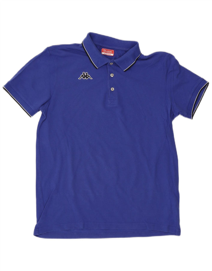 KAPPA Mens Polo Shirt XL Blue Cotton