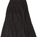 Murek Damen Maxi-Stufenrock mit hoher Taille, W30, Mittelschwarz