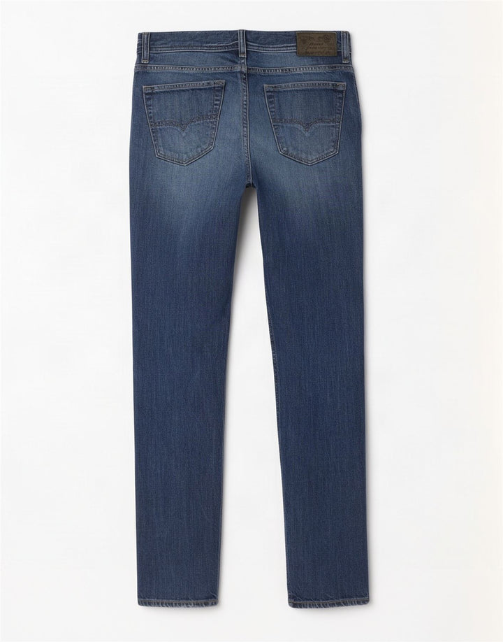 Diesel Damen Kakee Distressed Carrot Slim Jeans W29 L32 Blaue Baumwolle