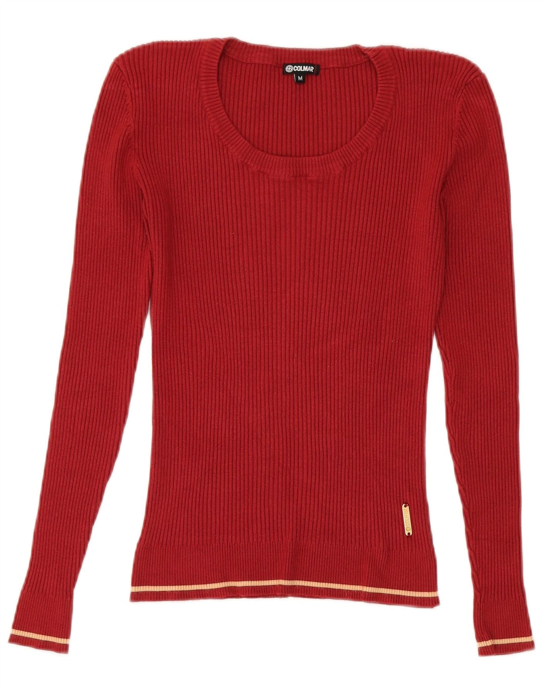 Colmar Damen-Pullover mit U-Boot-Ausschnitt, UK 12, Mittelrot